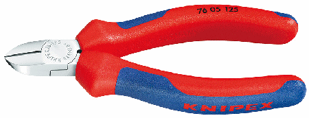 5" Diagonal Cutters for Electromechanics, Chrome Plated