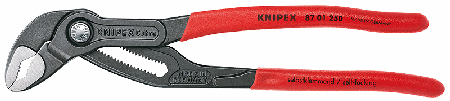 10" COBRA Hightech Water Pump Pliers, Plastic Grip