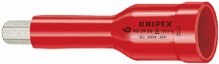 Hexagon Socket, 1/2in. Sq. Drive, 1000V Insulated - 8mm