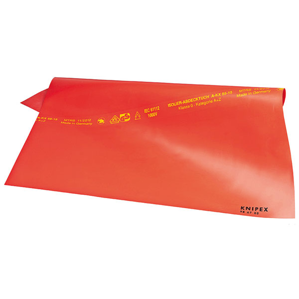 Rubber Insulating Mat 1000V 20 x 20 Inch