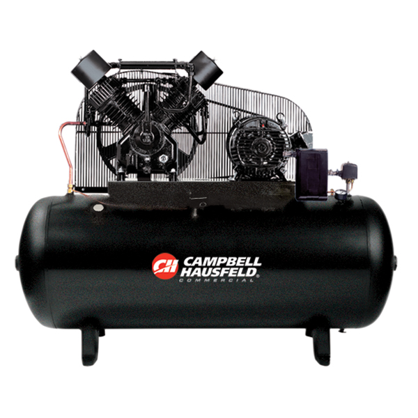 15HP 230V 3PH TX Magnetic Start Two-Stage Horizontal Air Compressor 120 ...