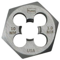 High Carbon Steel Hexagon 1" Across Flat Die 8mm-1.25