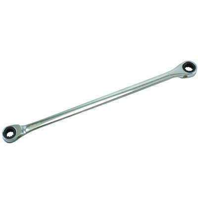 XL Double Box Spline Ratcheting Wrench 8mm x 9mm