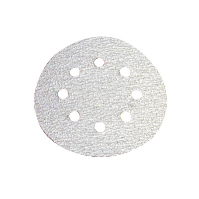 5" Round (8 Holes) Abrasive Disc-Hook/Loop 80 Grit 3 Pack