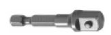 1/2" Male Hex Extension 7/16" Hex Drive 3" Overall Length