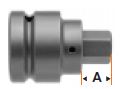 1" Square Drive Socket Bit SAE