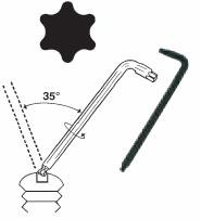 Ball Torx Wrench T-20