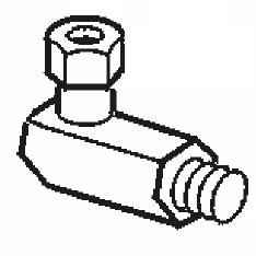 SSP-30-ZN 90? Swivel Adapter 1/4" NPS (F) x 1/4" NPT (M)