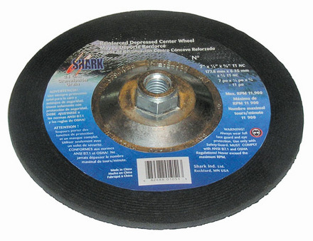 Type 27 Grinding Wheels - 7"x 1/4" x 5/8-11 1 Pack