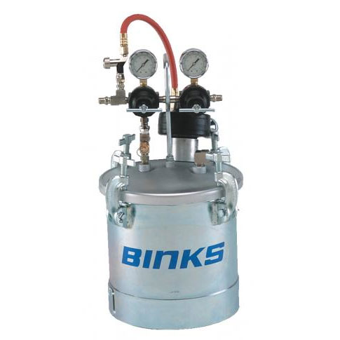 PT II Pressure Tank w Air Agitator, Dual Regulator