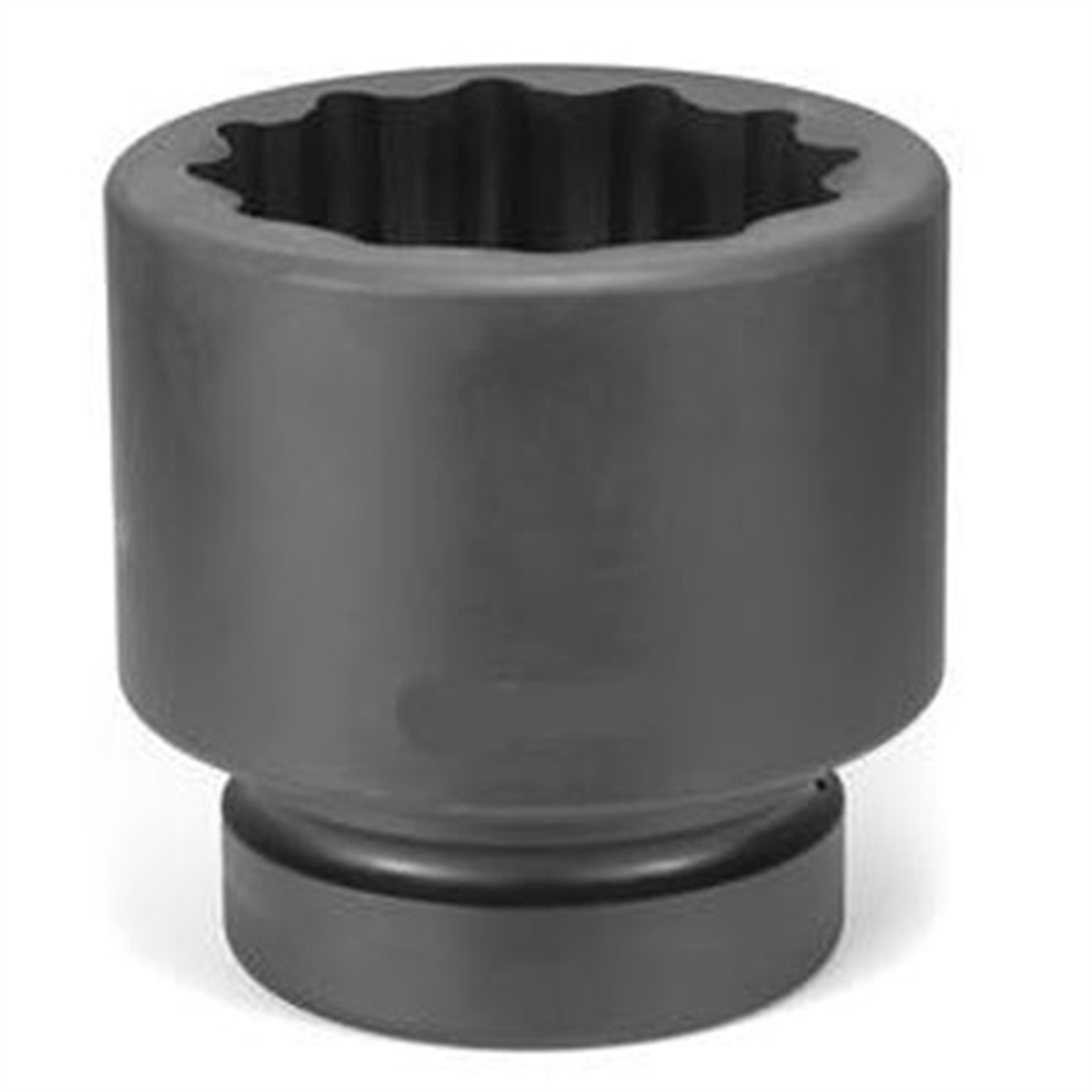 2-1/2 Inch Drive 12 Pt Std Fractional SAE Impact Socket 7 Inch