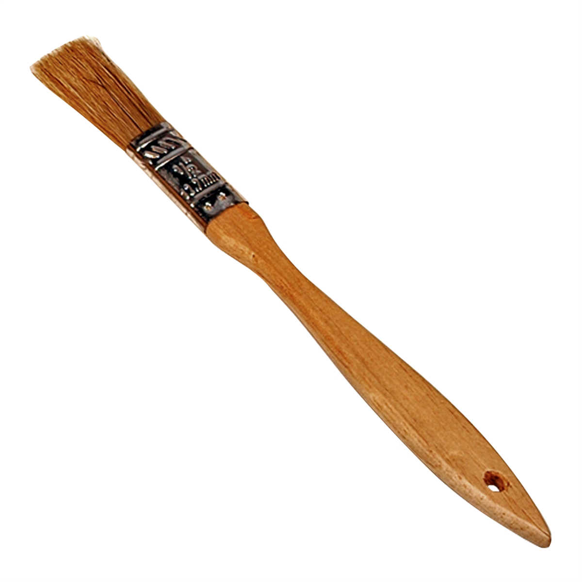 BRUSH UTILITY 1/2IN. NATURAL BRISTLES WOOD HANDLE