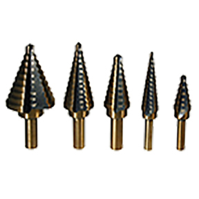 5PC SAE STEP DRILL BIT SET