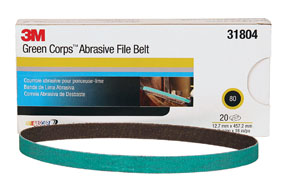 1/2" X 18"/80G FILE BELT