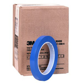 VINYL TAPE BLUE 1/2in x 36yd