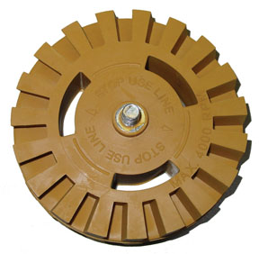 STRIPE REMOVAL TRACTOR WHEEL