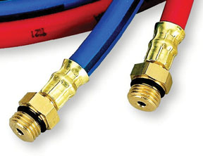 PACK OF RED & BLUE 10'HOSE