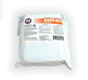 LOW VOC DEWIPE-OUTS 50/PACK