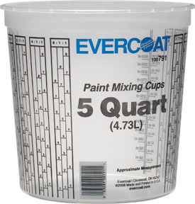 Paint mixing cups