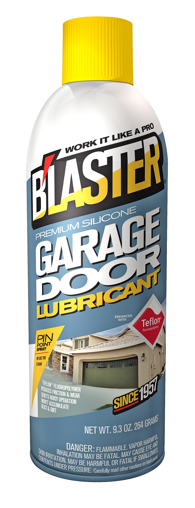 Simple Garage Door Lubricant Blaster for Small Space