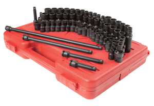 3/8\" dr. Master Impact Socket Set, 80 pc.