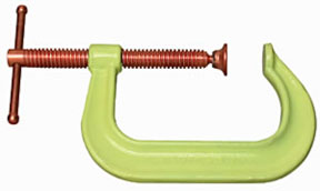 6" HI-VIZ C-CLAMP