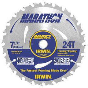 24 t 7-1/4" MARATHON SAW BL