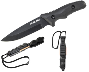 Survival Knife with Slingshot