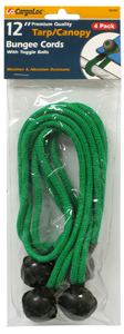 Ball Bungee 4 Pc. 12" Green