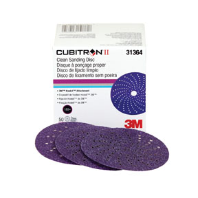 Cubitron™ II Clean Sanding Hookit™ Disc, P180 Grit, 3"