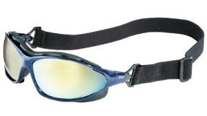 Seismic Sealed Frame Safety Glasses Blue