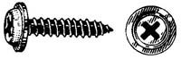 PHILLIPS TAPPING SCREW #8X3/4"