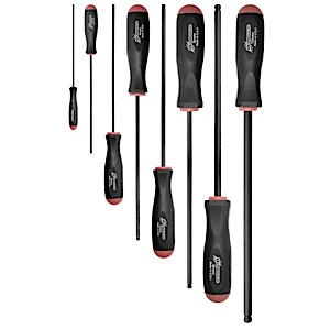 Bondhus 10733, Set 8 Balldriver Screwdrivers 2 - 10mm - Long