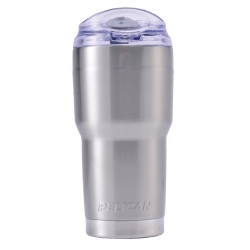 Traveler Tumbler 22oz. Slide Lid, Silver