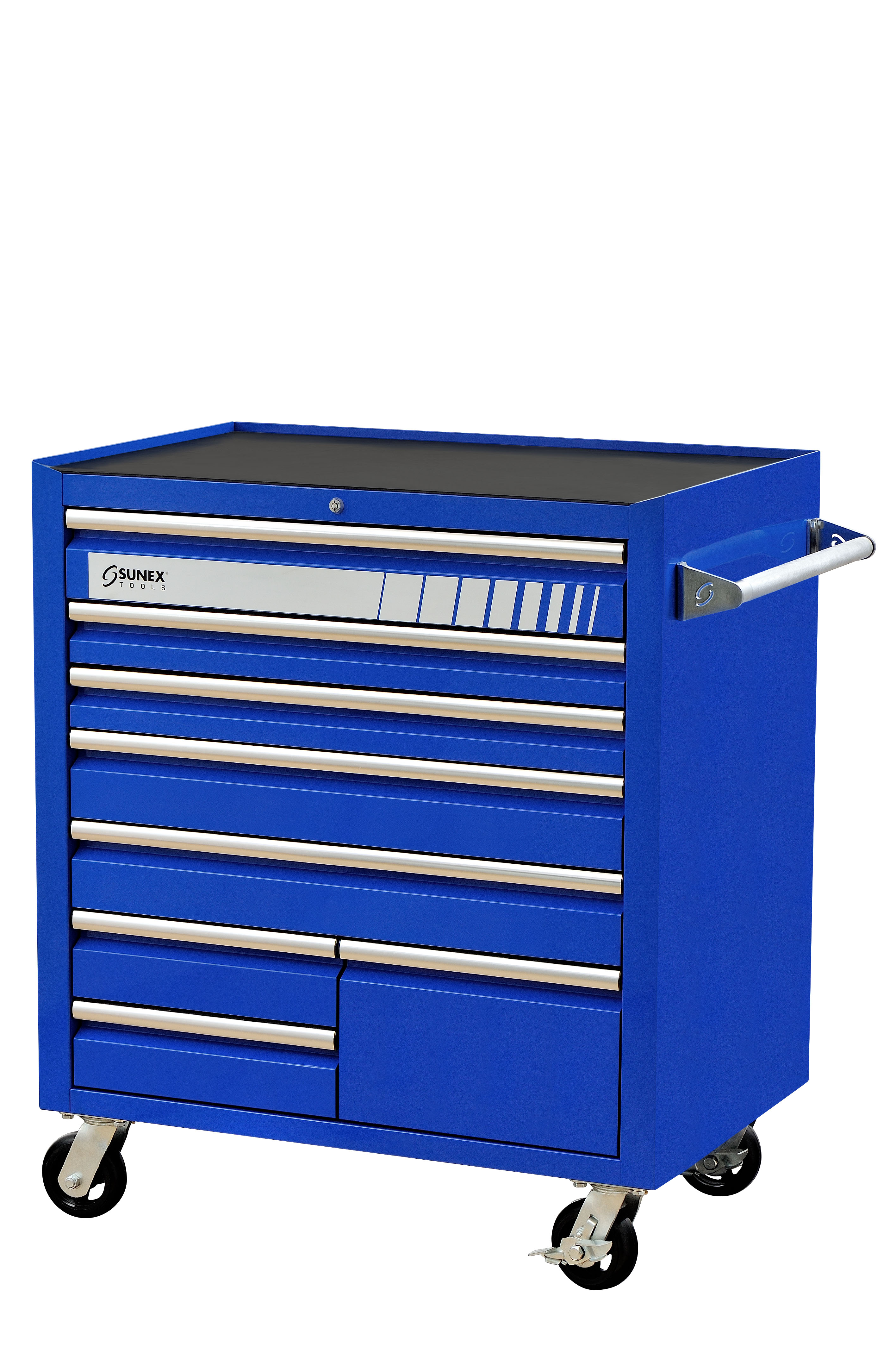 BLUE 8 DRAWER SERVICE CART