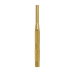 BRASS PUNCH PIN 6MM X 1-1/4 X 4 ON .375 ROUND