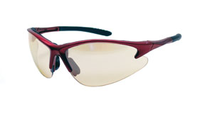 DB2 SAFETY GLASSES RED/IN/