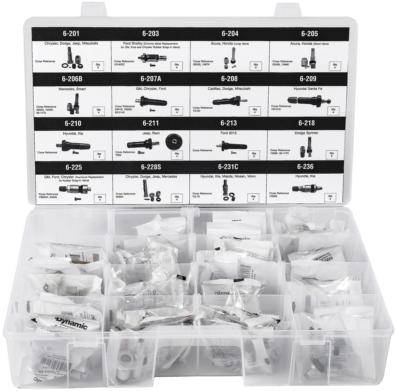 TPMS 16SKUS/52 VALVE STEMS