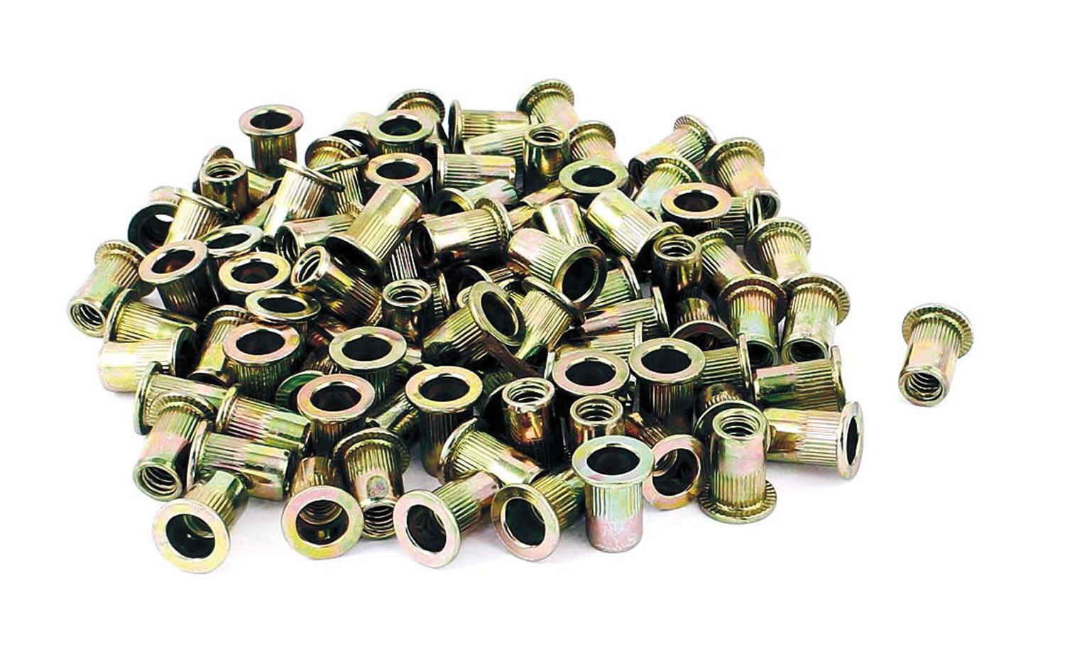 100PC M5 5MM STL RIVET NUT