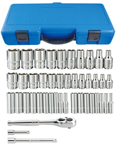 47 Piece 1/4" Drive Socket Set