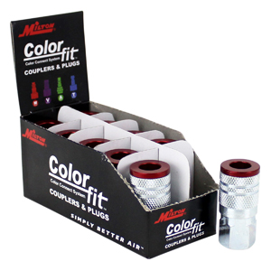 1/4" NPTF ColorFit Couplers M