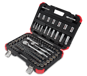 89 Pc Chrome Socket Set 1/4\"