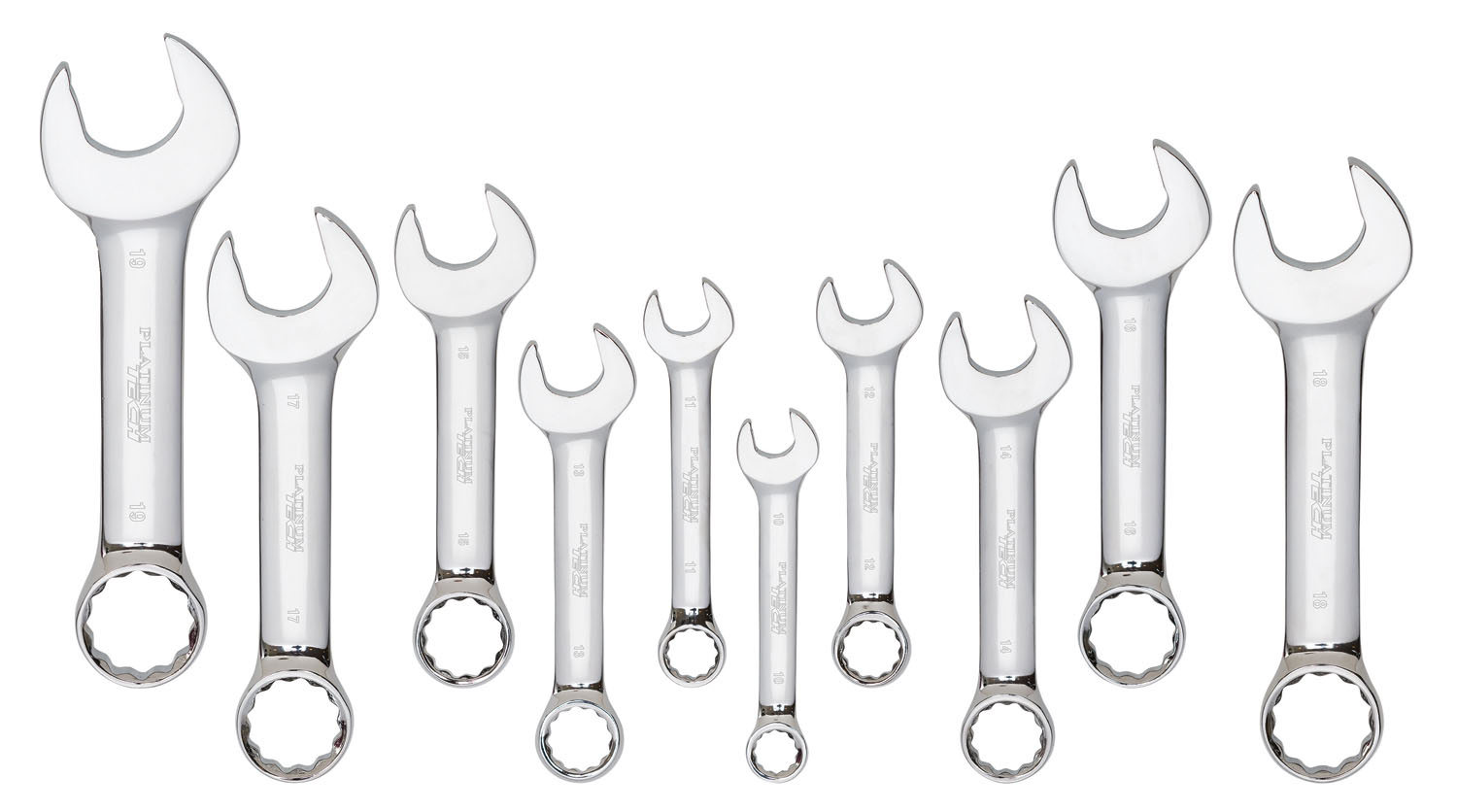 10PC METRIC STUBBY WRENCH