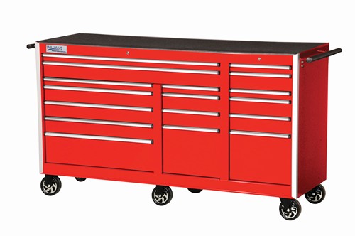 75" 17 Drawer Commercial Series Roll Cabinet - Bl