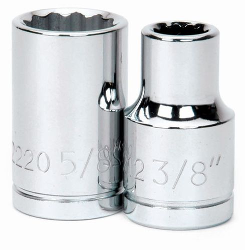 1/2 Drive Shallow Socket, 12 point, 1-1/4