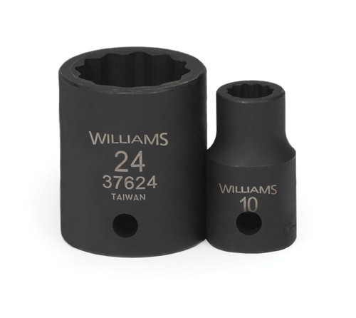 1/2" Drive 12-Point Metric 25 mm Shallow Impact Socket