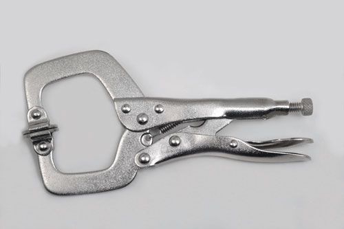 9" Locking Pliers C-Clamp with Swivel Pad