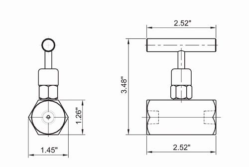 Shut-Off Valve With 3/8 Female Port