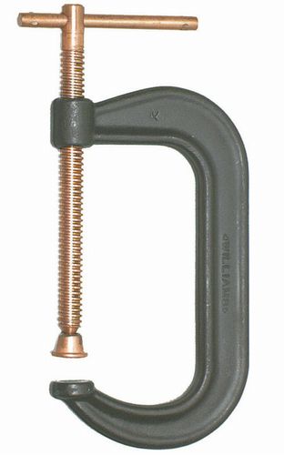 Copper Plated Screw C-Clamp Capacity 4"