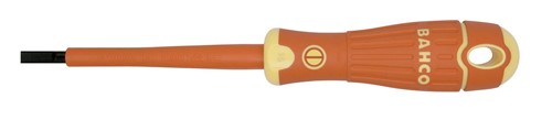 BAHCOFIT Screwdriver Insulated Slotted 6-3/4 x 3 x